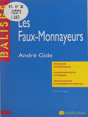 cover image of Les faux-monnayeurs